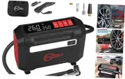 R8 Tire Inflator Portable Air Compressor, DC 12V Air Compressor Portable Red