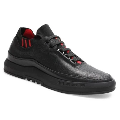 US11.5 CHAMARIPA 6CM/2.4" Elevator Shoes men Height Increasing black Sneaker