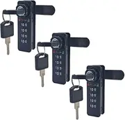 Puyueo 2 Sets Mechanical Code Lock Digital Combination Cabinet Lock Combination Cam Lock Cabinet Password Lock with Keys (Vertical Version)