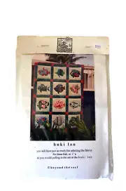 Beyond the Reef HUKI LAU Tropical Fish Applique Quilt Sewing Pattern 54x70 1994