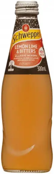 Schweppes Glass Lemon Lime & Bitters 300ml