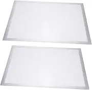ORFOFE 2 Pack Magnetic Picture Frame Self-Adhesive Frame Plastic Home Decor Diamond Art Display