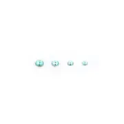 HiQ Parts VC Dome 3 Green Size M 2.5 3.0 3.5 4.0mm (5pcs Each, Total 20pcs)