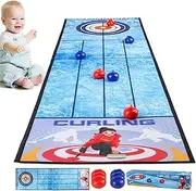 Tabletop Games, Family Fun Activity Set, Interactive Educational Challenge, Strategy Skill Builder, Large 39.3 x 11.4 Inch Play Mat, Includes 6 Balls, Ideal for Kids and Adults