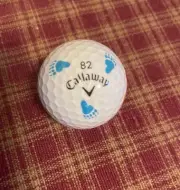 (1) RARE Callaway Chrome Soft TRUVIS Golf BALL (82) BEAR CREEK Country Club WA