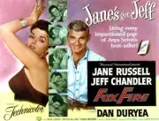 Foxfire poster Jane Russell Jeff Chandler 1955 Old Film Movie Photo