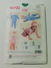 Burda Baby Easy Sewing Pattern 9423 Tops, Pants & Hat