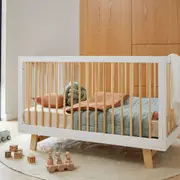 Aspen Classic Cot - White/Natural