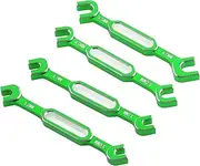 Suesacy Wrench Adjustment Push Rod Wrench Turnbuckle Nut End Joint Remover Tool for RC Car Replacement Accessories 3/3.2/3.5/3.7/4/5/5.5/6mm-Green