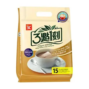 3點1刻奶茶袋裝系列(原味/炭燒/伯爵/玫瑰花果/日月潭/沖繩黑糖)(20g x15包/袋)