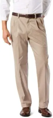 Dockers Mens Classic Fit Easy Khaki Pants, Timberwolf, Size 33x30 - RK28