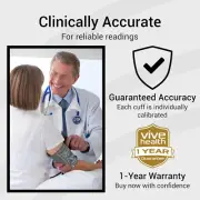 Standard Blood Pressure Cuff Replacement - Compatible with Omron Series 5 & M...