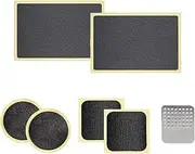 Self-Adhesive Bicycle Tire Repair Kit (6 Pieces) – Glueless Bike Tube Patches in Round, Square, and Rectangle Shape - Includes Metal Rasp - by Mobi Lock