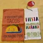 NWT Tea Towel Set of 2: Fiesta Mañana & I'm Nacho Type