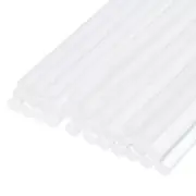 30pcs Mini Hot Glue Gun Sticks 10.6" x 0.27"for Glue Gun, Clear
