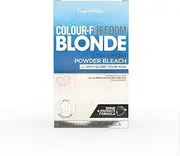 Colour Freedom Blonde Ultra high lift Hair Bleach powder and White Blonde Neutralising Toner pack. Up to 9 levels of lift, By Knight & Wilson