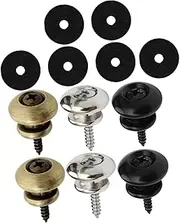 GREENADSCAPE Electric Bass Guitar Strap Lock Button Set Guitar Strap Locks Buttons