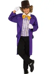 Classic Roald Dahl Willy Wonka Boys Book Week Costume