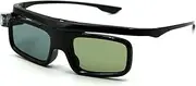 3D Glasses, 3D Active Shutter Glasses, Rechargeable Glasses, Suitable for 3D DLP-Link Projector - Pack of 1