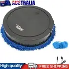 Home Mop Robot USB Rechargeable Dry and Wet Mopping for Hard Floor&Tile(Black) #
