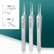 3PC Acne Tweezers Set Blackhead Pimple Zits Remover Tool Blemish Extractor Kit