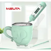 在飛比找蝦皮購物優惠-Misuta 嬰兒水和牛奶溫度計,使用準確方便的電池使用