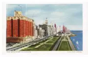 POSTCARD: The Stevens (a Hilton Hotel)--Chicago
