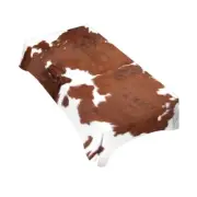 Decorative Rectangle Tablecloth Farm Animal 84" x 60" (Rectangular) Cowhide