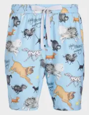 NEW PETER ALEXANDER HAIRY MACLARY & FRIENDS PJ PLUSH SHORTS MENS XXL RRP$79.95