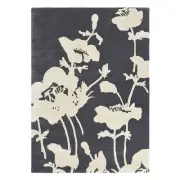 NEW Florence Broadhurst Rug Floral Charcoal 350x250cm