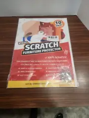 10Pack Furniture Couch Clear Protectors Protect Sofa from Dog & Cat Claw Scratch