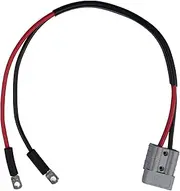 Custom Cable 50A Anderson Plug to Battery Eyelet Lug. Customized config. (6mm^2 Wire, 1m)