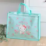 三麗鷗 SANRIO 花漾HELLO KITTY 環保購物袋 56X43X15CM 格蕾寢飾 可超取 購物袋