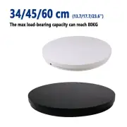 360° Display Two-way Jewelry Show Holder 80KG Electric Turntable Stand 35-60CM