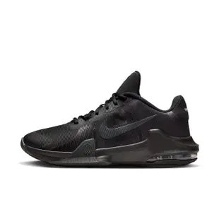 【NIKE 耐吉】籃球鞋 男鞋 運動鞋 包覆 緩震 AIR MAX IMPACT 4 黑 DM1124-004