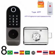 Tuya Wifi Smart Door Lock APP Remote Control Ttlock Bluetooth Fingerprint Biomet