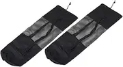 SUPVOX Yoga Mat Mesh Bag 2pcs Tote Bag for Yoga Mats Large Capacity Sports Pouch Straps