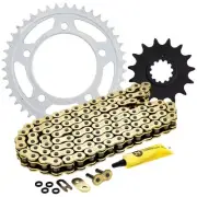 Sprocket Chain Set for Honda CB600F Hornet 15/42 Tooth 525 X-Ring Front Rear Kit