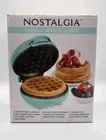 Nostalgia MyMini mint green waffle maker - BNIB