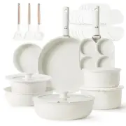 23pcs Pots and Pans Set Non Stick, Cookware Sets, Kitchen Set, Oven/Dishwashe...