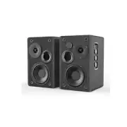 Silcron Slr01 Wireless Active Bookshelf Speakers Black