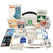 Livingstone Victoria Micro First Aid Kit Complete Set In Wall Mountable Metal Case for 1-10 people
