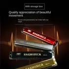 Professional C-key Harmonica Double Row Jazz Folk Harmonicas Children Gift
