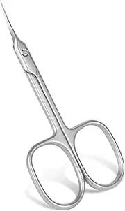 YIAGUN Curved Blade Nail Scissors,Professional Stainless Steel Manicure Pedicure Scissors