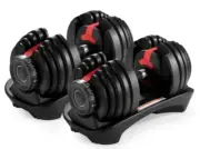 2 Pack Fortis 24kg Smart Adjustable Dumbbell