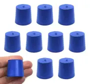 10PK #5 ASTM Neoprene Stoppers, Solid - Eisco Labs