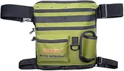 Metal Detecting Accessories Finds Bag Waist Digger Pouch Tools Bag (green, Large)