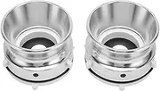 1 Pair Nab Hub Adapters, 10in Nab Hub Adapter for Studer for Akai for Teac, Aluminum Nab Hub Adapter, Reel to Reel Tape Nab Hub Adapter