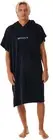 Men'S Hooded Towel, Black/Grey, Onesize