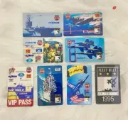 VINTAGE 1990'S FLEET WEEK SAN FRANCISCO CALIFORNIA PHONE CARDS BUNDLE SET OF 8